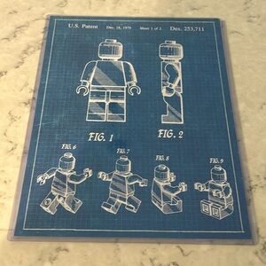 NWT Lego guy print